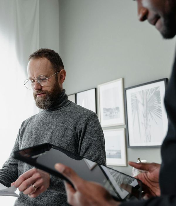 Business team conducting strategic investment planning session